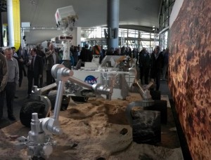 Mars Rover Curiosity Modell bei Siemens